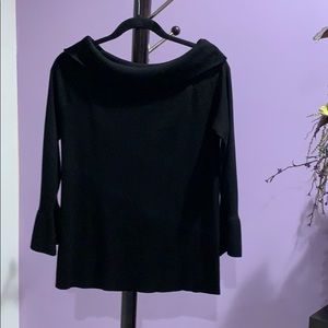 Max Edition black blouse Sz L